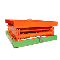 Plateforme de travail fixe hydraulique électrique à ciseaux pour 100 kg, table élévatrice de chargement en acier inoxydable, hauteur 22 m