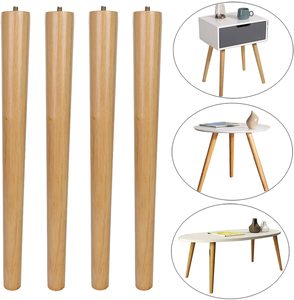Wood <strong>Table</strong> Legs Modern <strong>Bedside</strong> Shaped Slab Custom <strong>Oak</strong> Tapered Solid Round Side Dining Coffee Furniture Wood <strong>Table</strong> Legs for <strong>Table</strong> - Product Image 1