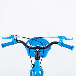 Trottinette <span class=keywords><strong>Spiderman</strong></span> 12 pouces en acier avec roues d'apprentissage, suspension, pédale à une vitesse, panier en plastique - Product Image 4