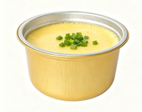 Contenants alimentaires en aluminium HBOLE Y101-290, barquettes de qualité alimentaire résistantes au four pour œufs à la vapeur, vente en gros