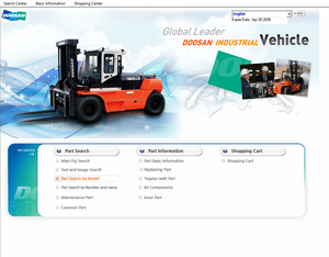 Véhicule industriel Doosan Catalogue de pièces détachées <span class=keywords><strong>GPES</strong></span> EPC 2020 - Product Image 1