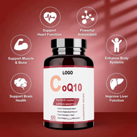 Service OEM Coenzyme Q10 soluble dans l'eau, complément de santé, capsules de Coenzyme Q10 400mg pour un cœur sain