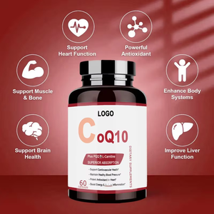 Servicio OEM, Coenzima Q10 Soluble en Agua, Suplemento para el Cuidado de la Salud, Coenzima Cq10, Cápsulas de 400 mg para un Corazón Saludable - Product Image 2