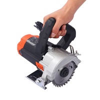 Machine à découper le marbre électrique multifonctionnelle 110 mm, coupe-carreaux industriel à angle réglable, scie à bois manuelle