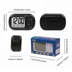 Bán Buôn Sáng Tạo Thiết Kế Truyền Hình Đồng Hồ LCD Đa Chức Năng Điện Tử Đồng Hồ Đồng Hồ Ký Túc Xá Đầu Giường Đồng Hồ Cho Bé Trai Và Bé Gái - Product Image 4
