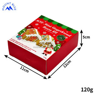 Kit de Construcción de Casitas, Mini Galletas de Chocolate, Decoraciones de Casitas en Miniatura, Kit de Caja de Panadería para Niños, Sin Gluten - Product Image 3