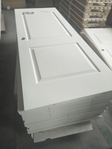 <span class=keywords><strong>Puerta</strong></span> Interior Moderna de Madera MDF con Acabado Blanco, Deslizante, Lisa o Moldeada, para Apartamentos - Product Image 4