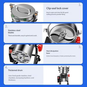 Electric Commercial Grain <b>Pepper</b> Flour Food <b>Grinder</b> Machine for Home - Product Image 4