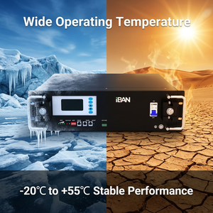 Suministro de Fábrica -20°C-55°C Fuente de Alimentación de Respaldo Duradera de Iones de Litio 48V 100Ah Batería LiFePO4 para Telecomunicaciones - Product Image 5
