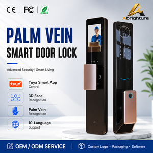 Tuya WiFiスマート電子家具ロック 指紋認証 パスワード カードキーレスアクセス デジタルキャビネットロック OEM ODM - Product Image 1
