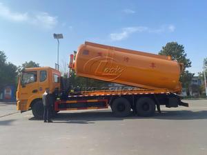 Dongfeng Jincheng 6x4 22m³ Vacuum Sewage Suction Truck LHD/RHD Optional Imported/Auxiliary Engine Water Circulation Vacuum Pump - Product Image 4