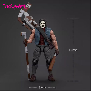 JOYTOY TMNT-Casey Jones Figurine d'action à l'échelle 1/18 Modèle articulé Figurine de collection Statue miniature Accessoires de personnage Base - Product Image 2