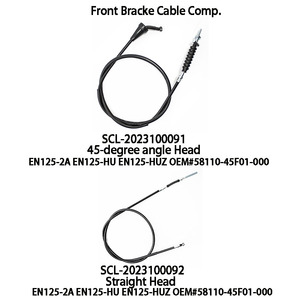 58110-45F01-000 Accesorios para Motocicleta, Cable de <span class=keywords><strong>Freno</strong></span> Delantero Manguera de <span class=keywords><strong>Freno</strong></span> Delantero para Motocicleta EN125-2A EN125-HU EN125-HUZ - Product Image 5