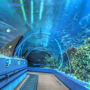 Custom Clear Acrylic Aquarium Fish Tank Underwater Acrylic Glass Tunnel Aquarium
