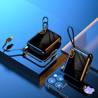 Chargeur portable haute capacité 10000mAh, charge rapide 22.5W, ultra fin, écran LED, batterie externe