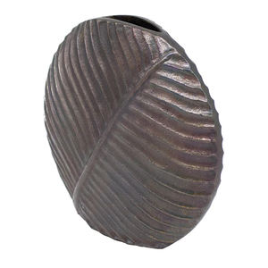 Jarrón de almacenamiento de flores de Metal fundido de aluminio de aspecto elegante decorativo para el hogar hoteles y restaurantes - Product Image 5