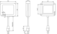 Afficheur LED StrongFirst 55,0 mm * 46,0 mm * 14,5 mm ±0,2 mm 1Hz pour l'état du GPS, récepteur GPS et GLONASS (G-Mouse)