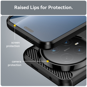 Pour étui <span class=keywords><strong>Honor</strong></span> Magic 8 <span class=keywords><strong>Pro</strong></span>, brosse anti-rayures Texture en fibre de carbone antichoc souple TPU couverture de téléphone portable pour <span class=keywords><strong>Honor</strong></span> Magic 8 <span class=keywords><strong>Pro</strong></span> - Product Image 3