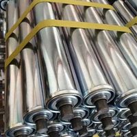 Système de convoyeur à rouleaux automatisé TOSHINE en acier inoxydable pour le transport de palettes, empileur et déempileur robuste pour entrepôt, 20 m/min
