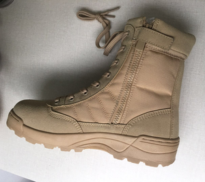 TSB09 Light Weight 8 Inches <b>Suede</b> Leather <b>Desert</b> <b>Boots</b> with Side Zip with Magic Tab Stock for Sales Cheap Price Fast Delivery - Product Image 3