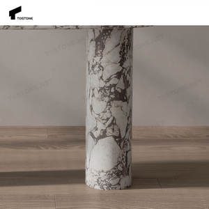 Tostone Calacatta Viola Marmor tisch Kaffee Marmor Wand Stein möbel ein mutiges Statement-Stück für elegante Wohnräume - Product Image 4