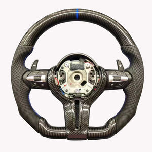 พวงมาลัยหุ้มหนังคาร์บอนไฟเบอร์ปรับแต่งได้สำหรับ BMW 3 5 6ชุด <span class=keywords><strong>F10</strong></span> F15 F31 F21 F46สไตล์สปอร์ต - Product Image 5