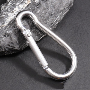 Mousqueton en alliage d'aluminium multicolore en forme de D pour porte-clés et usage extérieur - Product Image 3