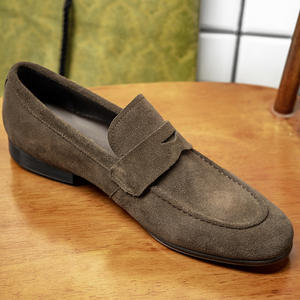 Mocassins plats pour hommes en cuir de haute qualité, faits à la main, chaussures décontractées en cuir de vache, confortables, à semelles souples - Product Image 6