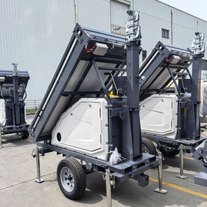 เสาไฟ LED พลังงานแสงอาทิตย์เคลื่อนที่ <span class=keywords><strong>Atlas</strong></span> Copco สำหรับภายนอกอาคาร ทนทานต่อฝุ่นและน้ำ เสาไฟพลังงานแสงอาทิตย์แบบพกพา - Product Image 3