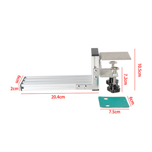 Xuzhong Racing Wheel Handbrake <b>Bracket</b> L Shape Shift Clip For Logitech G29 PC Gaming Simulator <b>Silver</b> Aluminum Steel - Product Image 2