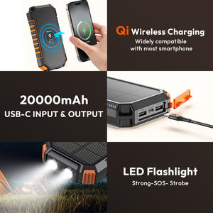 Bon marché, nouvel ordre tendance, banque d'alimentation portable, chargeur solaire, chargeur de téléphone portable sans danger pour <span class=keywords><strong>iphone</strong></span> 16/samsung/huawei/xiaomi - Product Image 2