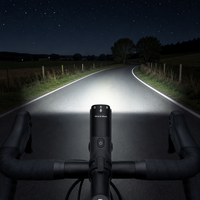Phare avant de vélo en gros, design portable, lentille rotative en aluminium, étanche IP66, Type-C, 2000 mAh, pour VTT