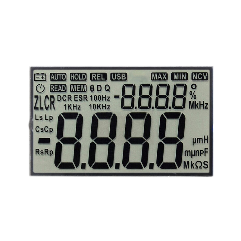 Изготовленный На Заказ отражательный Сегментированный ЖК-дисплей модуль для Arduino 7-сегментный дисплей шрифт