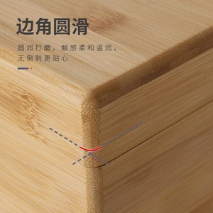 Desktop Double Layer <b>Lockable</b> Storage <b>Box</b> Rectangle Wooden Organizer For Office Documents Medicine Miscellaneous Items - Product Image 3