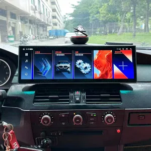 Krando Android dvd gps radyo yükseltme monitör için BMW 3/5 serisi E90 E60 2005 ~ 2012 kablosuz android oto dvd baş dayama monitörü