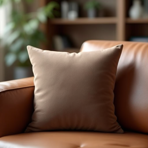 Coussin en velours hollandais 45*45 marron, coussins de siège et oreillers en velours - Product Image 3