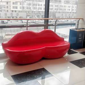 โซฟานั่งสบายทำจากไฟเบอร์กลาส Yuwei สำหรับโรงพยาบาลกลางแจ้งยิมใช้ในเชิงพาณิชย์-เฟอร์นิเจอร์ต้อนรับร้านเสริมสวยที่ทันสมัย - Product Image 1