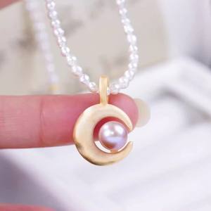 Componentes para Joyería, Colgante de Plata S925 para Perlas de 7-9mm, Base para Colgante, Accesorios para Bisutería 31234DIY - Product Image 2