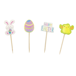 Stuzzicadenti in Legno Usa e Getta con Logo Personalizzato <span class=keywords><strong>per</strong></span> Decorazioni di Matrimoni e Feste - Servizio di Torte, Frutta e Hamburger - Product Image 1