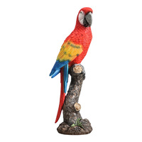 Ornements créatifs de perroquets nordiques, mini-statues en résine pour la décoration du salon, du bureau, du cabinet à vin, de la salle d'étude