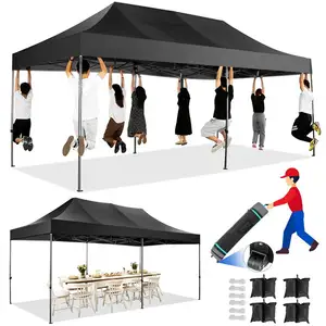 Carpa impermeable de aluminio publicitaria Gazebo plegable para eventos Estiramiento al aire libre Pop up Canopy Marquee Event Trade Show Tent