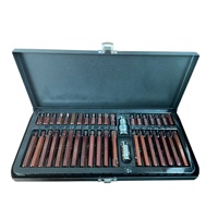Jeu de 40 embouts Torx en acier au chrome-vanadium, coffret rigide, outils pour réparation automobile et travaux manuels, Powerlift TS049