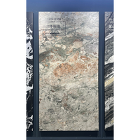 Dalles de pierre frittée en vrac pour la décoration intérieure des villas et appartements, textures multiples