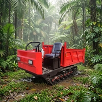 Mini-chargeuse sur chenilles hydraulique de 2 tonnes avec moteur diesel et boîte de vitesses pour les fermes boueuses