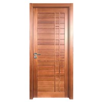 Portes de chambre intérieures en bois personnalisables en gros d'usine Design moderne Finition professionnelle pour les maisons Autre produit de porte