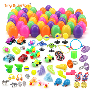 Hot Sale Kids Party Favors <strong>Plastic</strong> <strong>Easter</strong> <strong>Eggs</strong> with Toys Inside - Product Image 1