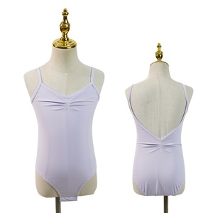 Body da Danza Classica Blu Senza Maniche, Leotard da <span class=keywords><strong>Ginnastica</strong></span> per Ballerine, Abbigliamento da Allenamento per Danza - Product Image 6