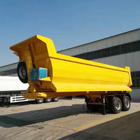 Remorque à benne basculante de 20 tonnes, remorque à benne basculante de 30 tonnes, remorque à benne basculante automatique pour le foin