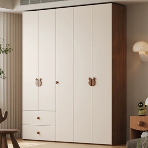 Meubles en bois bon marché d'usine, armoire blanche contemporaine avec tiroirs, meubles de rangement durables pour la chambre à coucher - Product Image 3