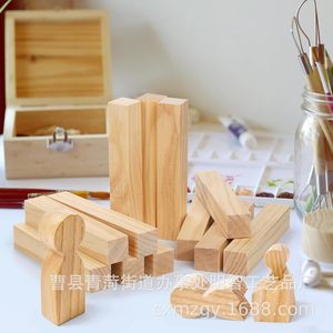 Wooden Blocks Solid Wood Strips DIY <b>Model</b> <b>Kits</b> Natural Color Custom Size For Craft And Education - Product Image 1